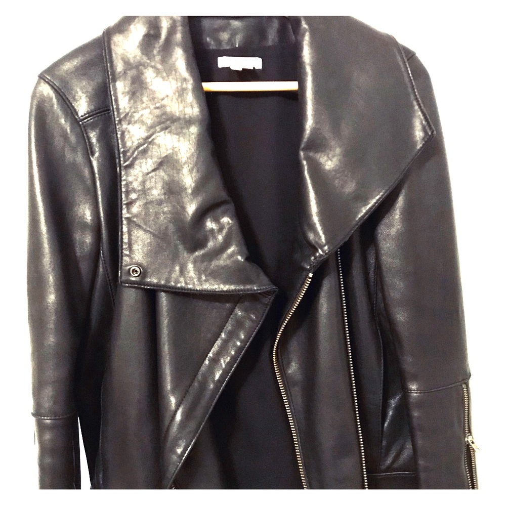 Helmut Lang Moto Lambskin Leather Jacket - S